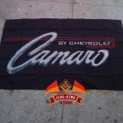 Chevrolet Camaro BLACK logo flag, 90 x 150 CM polyester flag