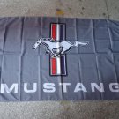mustang grey racing flag, 90X150CM polyester banner