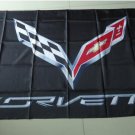 corvette flag, corvette banner,90X150CM size,100% polyster