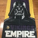 Minnesota Vikings empire skull 3x5ft sports flag with metal grommets