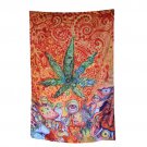 Reggae Rasta BOB Marley Hippie Band Polyester Leaf Retro Art Hanging Flags