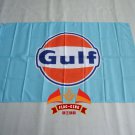Gulf Racing Checkered Flag 90*150CM polyester Gulf banner