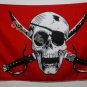 Cross Crossbones Jolly Roger Pirate Flag 3X5FT 150X90CM Banner brass metal holes