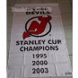 New Jersey Devils 3 Time Stanley Cup Champions flag 3x5 FT 150X90CM