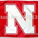 Nebraska Cornhuskers N Logo Flag Large 3x5