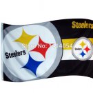 Pittsburgh Steelers two logo Flag 150X90CM Banner 100D Polyester3x5 FT flag