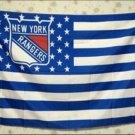 New York Rangers USA star stripe Premium Team Hockey Flag 3X5FT