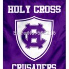 Holy Cross Crusaders Shield House College Large Outdoor Flag 3ft x 5ft