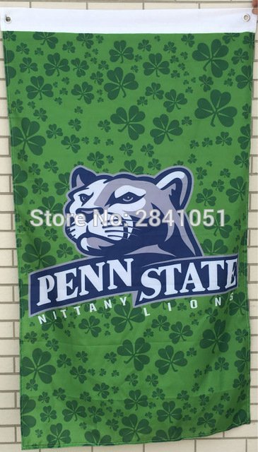 Penn State Nittany Lions Green American Outdoor Indoor Baseball  Flag 3X5 FT