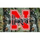 Nebraska Cornhuskers Camo College Large Outdoor Flag 3ft x 5ft Football