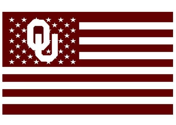 3x5 ft Oklahoma Sooners Flag with 2 metal grommets Large Fans Supporters