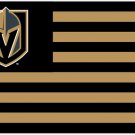 Los Vegas Golden Knights Stripes Large Flag3' x 5' Banner metal holes