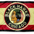 Hockey Chicago Blackhawks Vintage Throwback Large Outdoor Flag Banner 3ft x 5ft