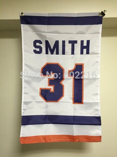 Billy Smith Retirement Banner New York Islanders Banner Flag #31 3FTX 5FT