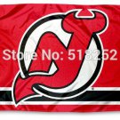 New Jersey Devils column Flag Polyester  3x5FT Banner 100D Custom flag grommets