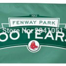 Boston Red Sox Fenway Park 100 Year Anniversary American Baseball College Flag