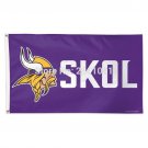 MINNESOTA VIKINGS SKOL Nation American Outdoor Indoor 3x5 ft