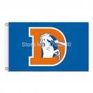 Old Logo D Denver Broncos Banner Flag World Series Football Super Bowl 3x5 ft