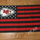 Kansas City Chiefs Flag 3ft x 5ft 100% polyester terrace, lawn & garden outdoor