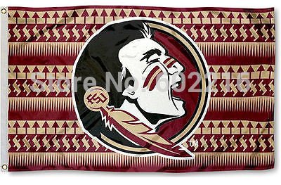 College Florida State Seminoles Chevron Outdoor Flag 3FTX 5FT Custom flag