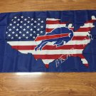 Buffalo Bills flag with American banner flag 100D Polyester  flag