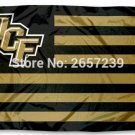 UCF Knights Stripes Nation Flag 3x5FT 100D Polyester brass grommets custom flag
