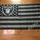 Oakland Raiders Flag and Stars and Stripes 3x5 FT