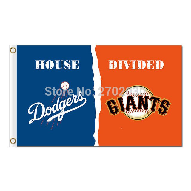 Los Angeles Dodgers Flag Vs San Francisco Giants World Series 3x5 ft flag