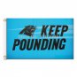 Keep Pounding Ericsson Stadium Carolina Panthers Design Flag 3x5 ft