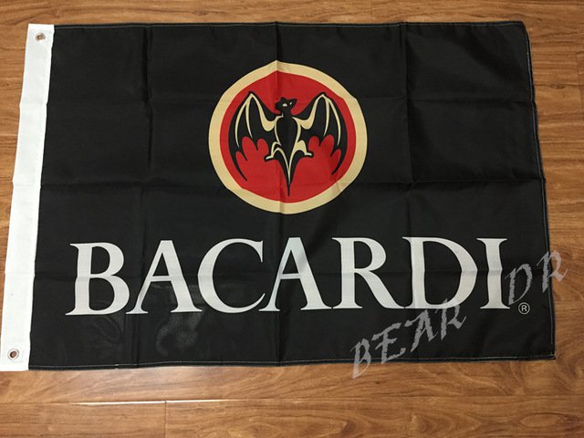 100% polyster Bacardi Banner Flag