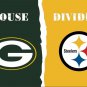 Green Bay Packers VS Pittsburgh Steelers House Divided flags 3ftx5ft