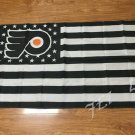 Philadelphia Flyers flag US stripe banner 3ftx5ft Banner 100D Polyester Flag