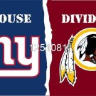 New York Giants Washington Redskins House Divided Flag 3ft x 5ft