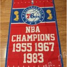 Philadelphia 76ers flag 3ftx5ft Banner 100D Polyester Flag metal Grommets