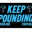 3ft x 5ft KEEP POUNDING Carolina Panthers Flag Polyester Banner 90x150cm