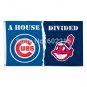 House Divided Chicago Cubs vs Cleveland Indians Flag 3FTX 5FT