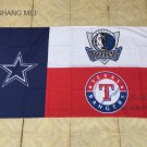 Dallas Cowboys Texas Rangers Dallas Mavericks Dallas 3 team flag 3x5 ft
