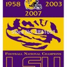 LSU Tigers Louisiana State American Outdoor Indoor House Baseball  Flag 3X5 FT