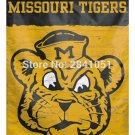 Missouri Tigers Mizzou Throwback House Helmet Team  Outdoor Indoor Flag 3X5FT