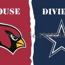 Arizona Cardinals Dallas Cowboys House Divided Flag 3x5ft 150x90cm