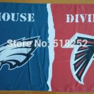 Philadelphia Eagles Atlanta Falcons House Divided Flag 3x5 FT 150X90CM
