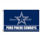 Puro Pinche Banner Dallas Cowboys Flag 3x5 ft 90 x 150 cm