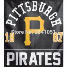 Pittsburgh Pirates Outdoor Indoor Garden Baseball College House Flag 3X5 ft