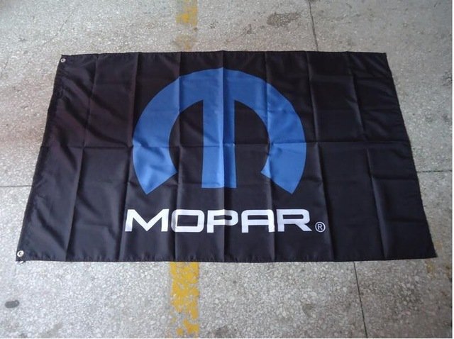 100% polyester black mopar flag , 90X150CM size