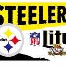 Pittsburgh Team Steelers Miller Lite High Quality Football Flag 3X5 ft flag