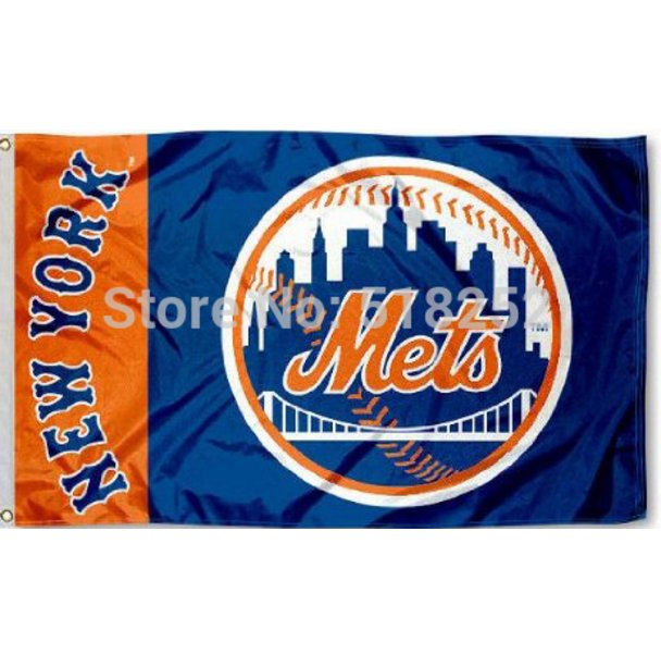 New York Mets Flag 3x5 FT 150X90CM Banner 100D Polyester flag