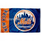 New York Mets Flag 3x5 FT 150X90CM Banner 100D Polyester flag