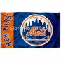 New York Mets Flag 3x5 FT 150X90CM Banner 100D Polyester flag
