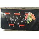 Chicago Blackhawks W Logo Flag 2016 World Series Champions Indoor Outdoor 3x5 ft
