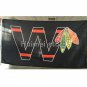 Chicago Blackhawks W Logo Flag 2016 World Series Champions Indoor Outdoor 3x5 ft